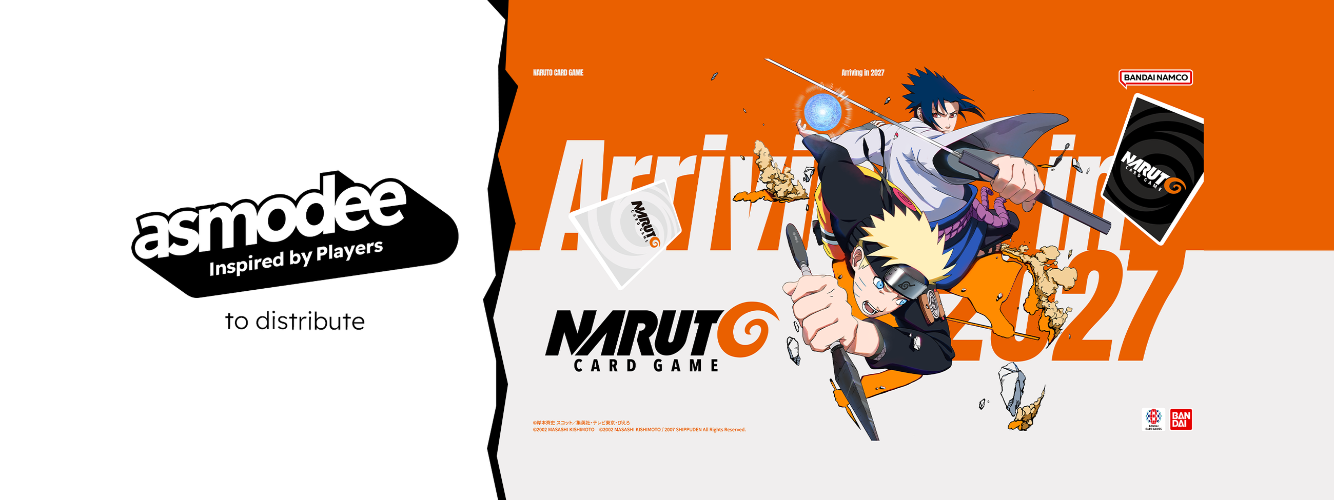 NARUTO CARD GAME, the new card game by Bandai, to be distributed